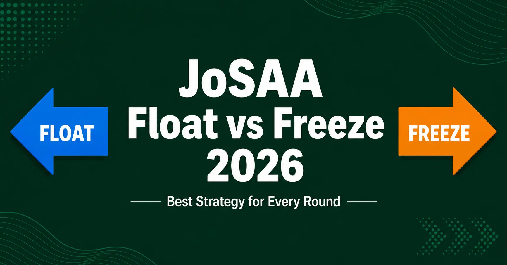 JoSAA Float vs Freeze 2026 Strategy Guide for JEE Students