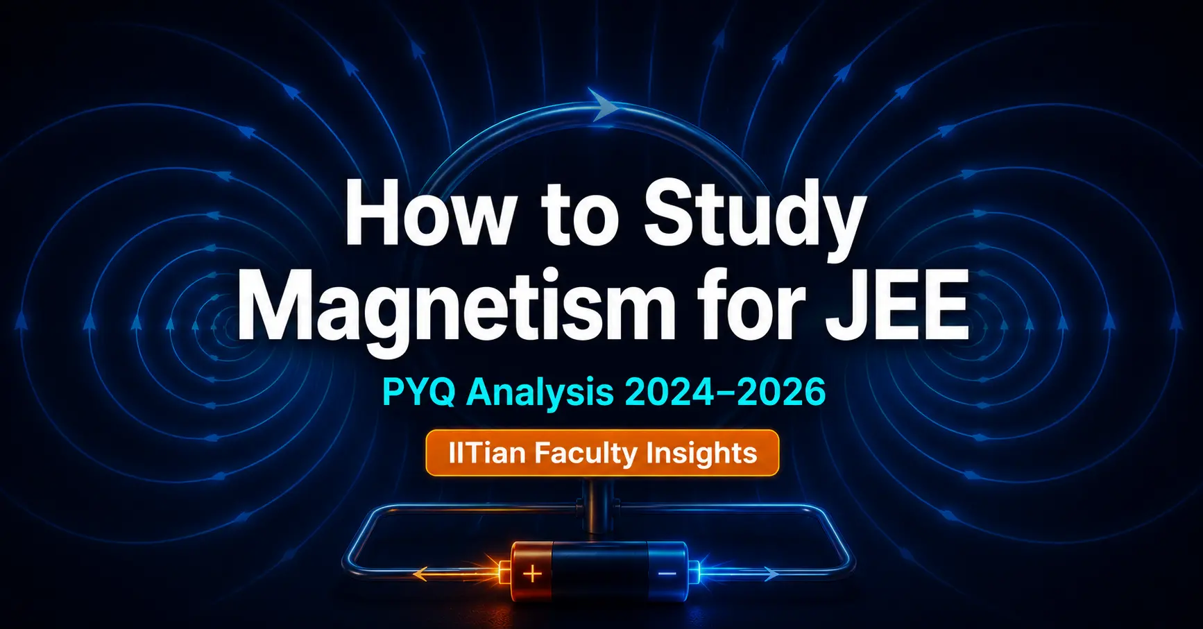 How to study magnetism for JEE Main and Advanced PYQ analysis 2024 2026