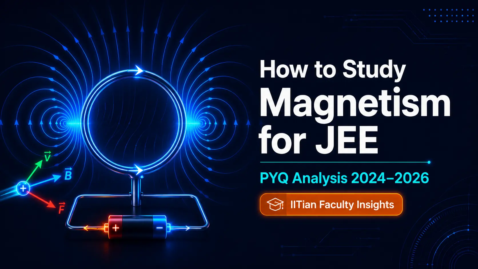 How to study magnetism for JEE Main and Advanced PYQ analysis 2024 2026